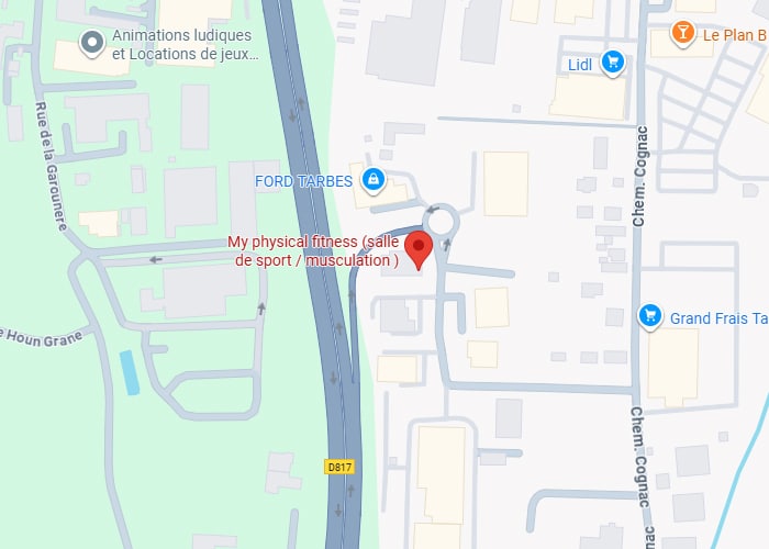 Localisation My Physical Fitness Tarbes : Carte et accès